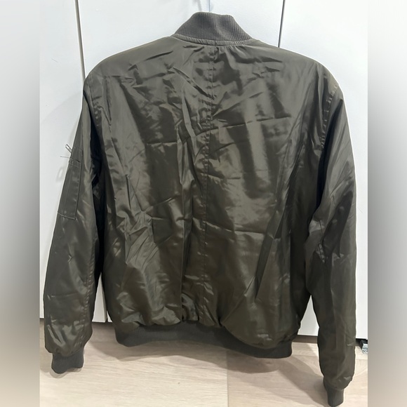 Army Green Bomber Jacket - Picture 3 of 3